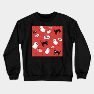 Halloween patterns Crewneck Sweatshirt